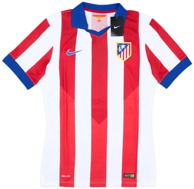 Nike 2014-15 Atletico Madrid Player Issue Home Shirt (M)