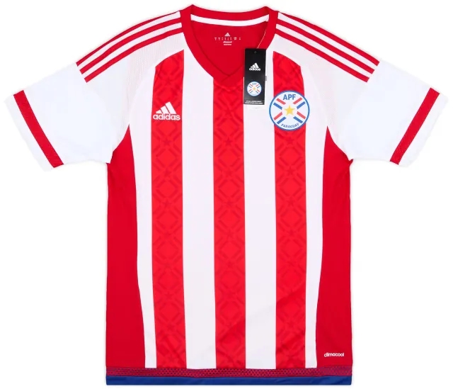 adidas 2015-16 Paraguay Home Shirt (S)