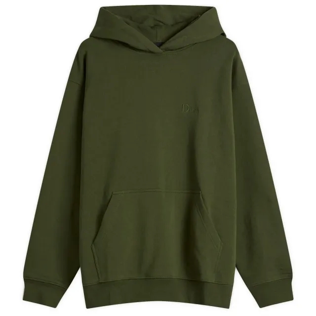 Dime Men's Classic Small Logo Hoodie Forest Green