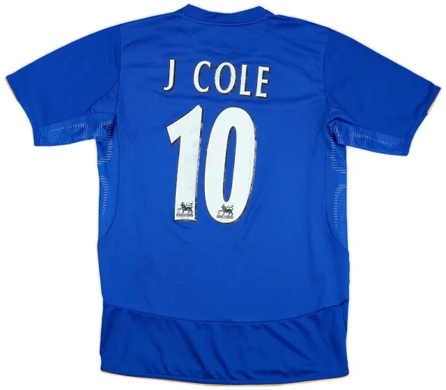 Umbro 2005-06 Chelsea Centenary Home Shirt J. Cole #10 - 5/10 - (S)