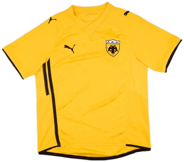 Puma 2009-10 AEK Athens Home Shirt - 8/10 - (M)