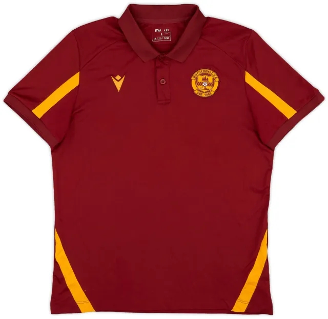 2019-20 Motherwell Macron Polo Shirt - 8/10 - (M)