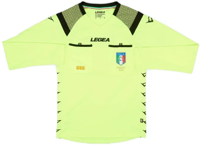 2014-15 Italy Legea Referee L/S Shirt - 9/10 - (M)