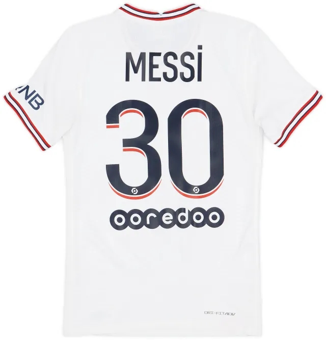 Nike 2021-22 Paris Saint-Germain Authentic Fourth Shirt Messi #30 - 8/10 - (XS)