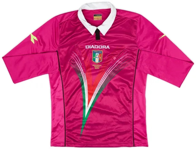 2012-13 Italy Diadora Referee L/S Shirt - 8/10 - (S)