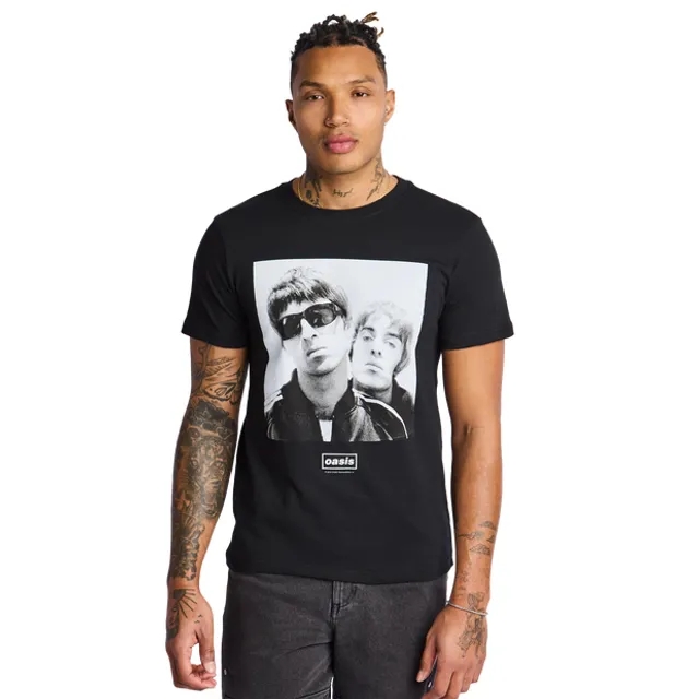 MERCHCODE Oasis Men T-Shirts - Black