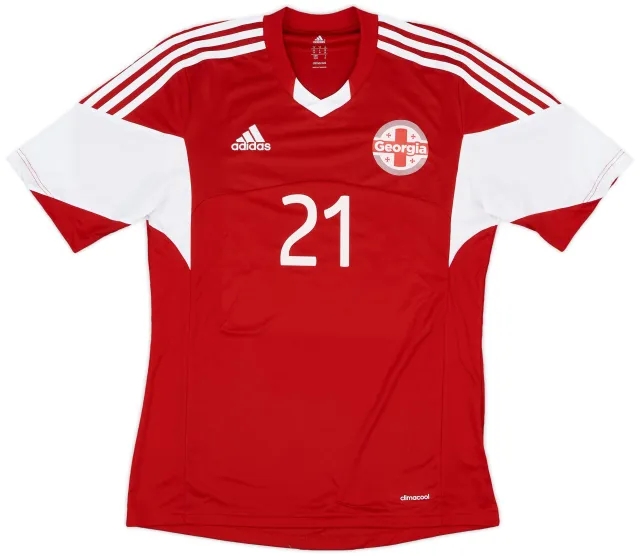 adidas 2014-16 Georgia Match Issue Away Shirt #21