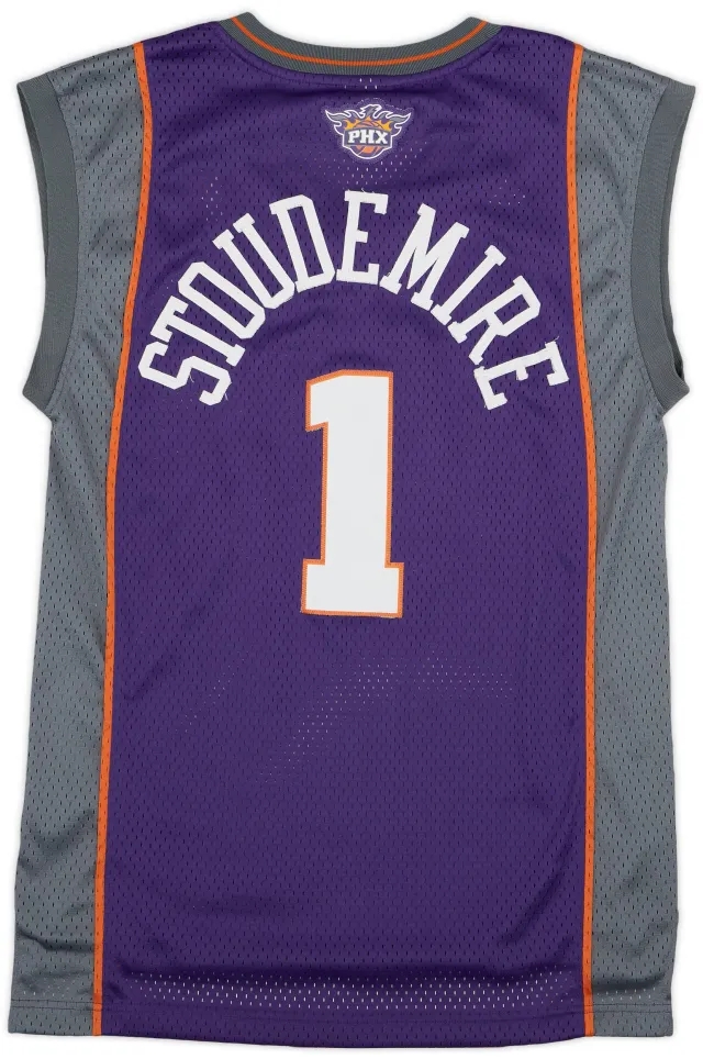 2006-10 Phoenix Suns Stoudemire #1 adidas Swingman Away Jersey - 7/10 - (S)