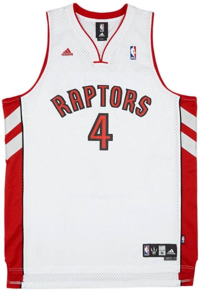 2006-10 Toronto Raptors Bosh #4 adidas Swingman Home Jersey (Excellent) XL