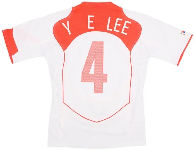 Nike 2004-06 South Player Issue Korea Away Shirt Y E Lee #4 - 10/10 - (S)