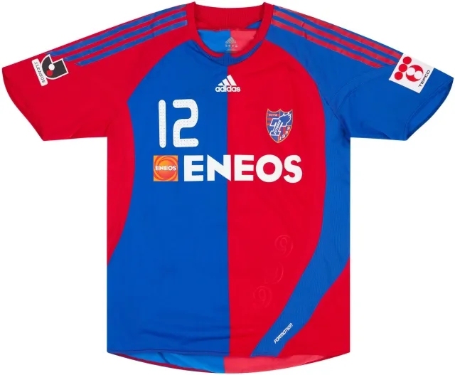 adidas 2009 FC Tokyo Match Issue Home Shirt #12