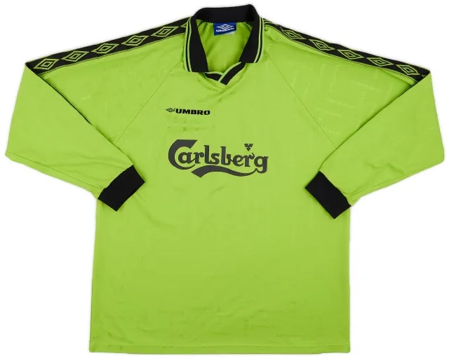 1990s Umbro Template L/S Shirt #9 - 8/10 - (XL)