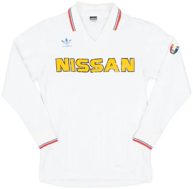 adidas 1989-90 Yokohama Marinos Away L/S Shirt - 4/10 - (S)