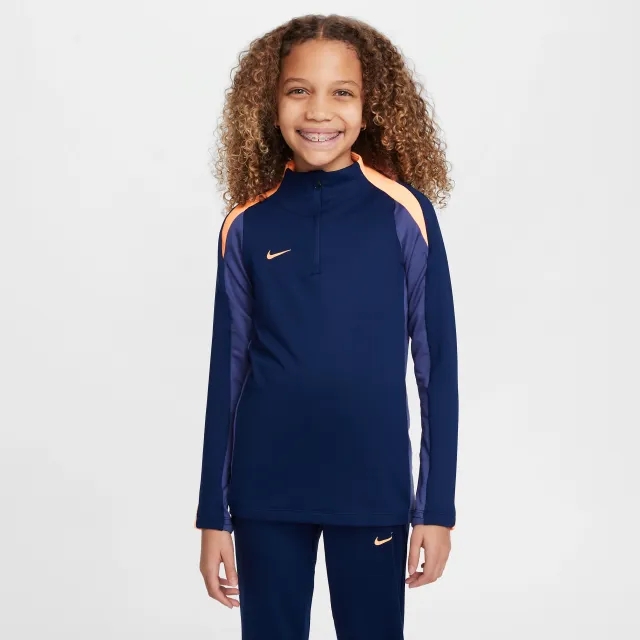 Nike Older Kids Strike Half Zip Top in Purple/Blue