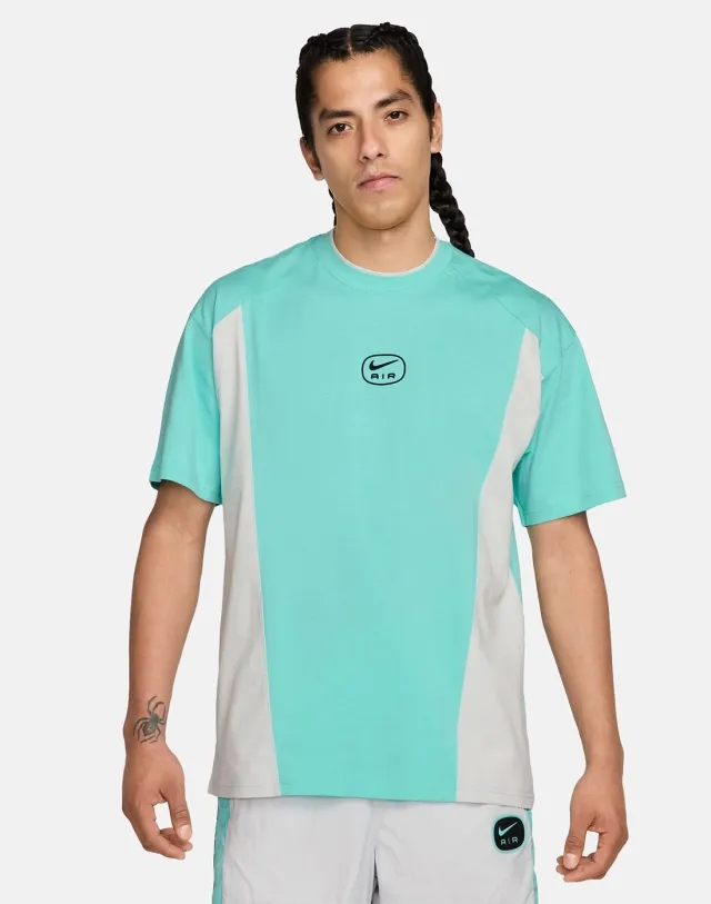 Men's Nike Swoosh Air T-Shirt in Green