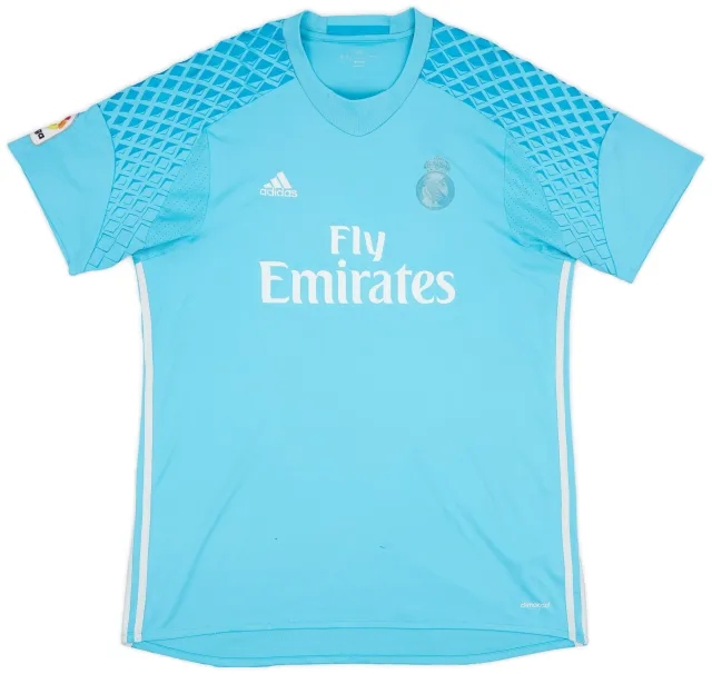adidas 2016-17 Real Madrid GK S/S Shirt - 5/10 - (XL)