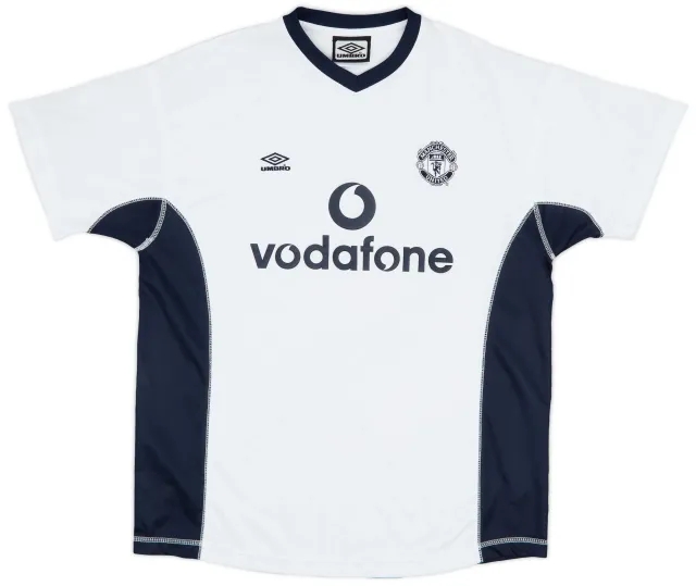 2000-01 Manchester United Umbro Training Shirt - 8/10 - (L)