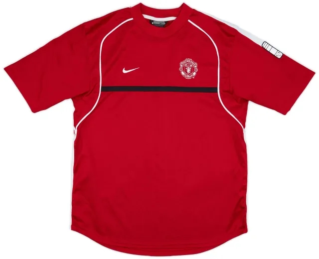 2002-03 Manchester United Nike Training Shirt - 9/10 - (M)