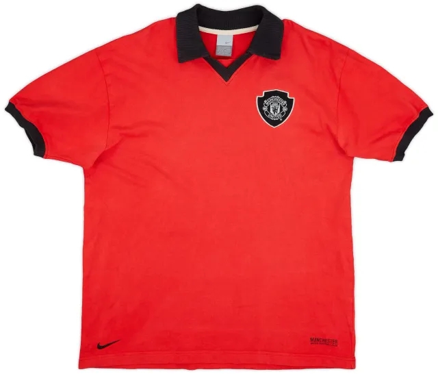 2002-03 Manchester United Nike Polo Shirt - 8/10 - (XL)