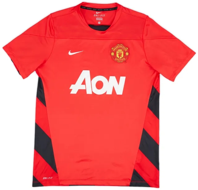 2013-14 Manchester United Nike Training Shirt - 9/10 - (L)