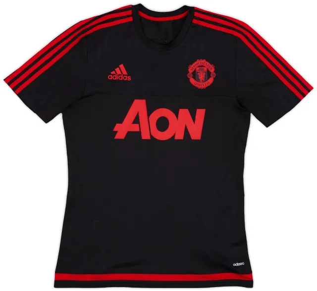 2015-16 Manchester United adidas Training Shirt - 9/10 - (S)