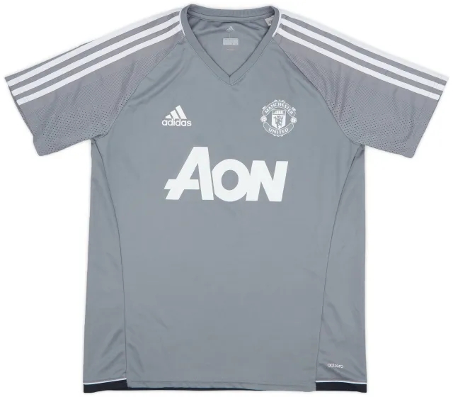 adidas 2017-18 Manchester United adizero Training Shirt - 9/10 - (L)