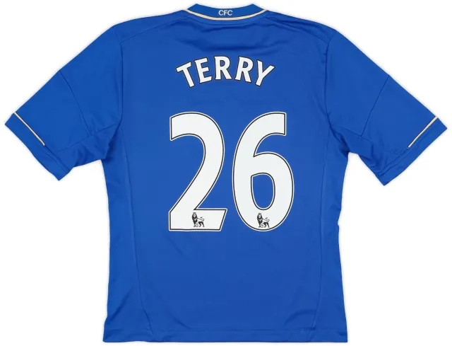 adidas 2012-13 Chelsea Home Shirt Terry #26 - 6/10 - (S)