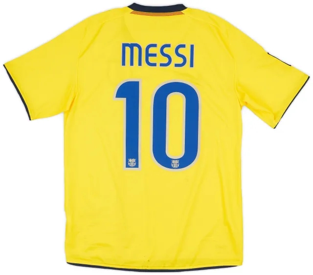 Nike 2008-10 Barcelona Away Shirt Messi #10 - 8/10 - (S)