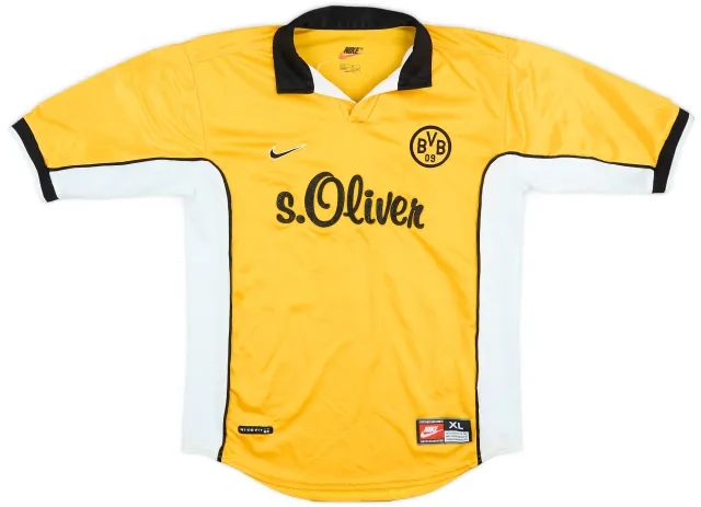 Nike 1998-00 Borussia Dortmund Home Shirt - 8/10 - (XL.Boys)