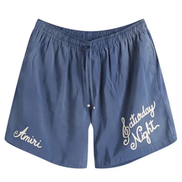 AMIRI Men's Saturday Night Shorts Navy