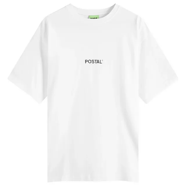 POSTAL Men's Basic Logo T-Shirt White