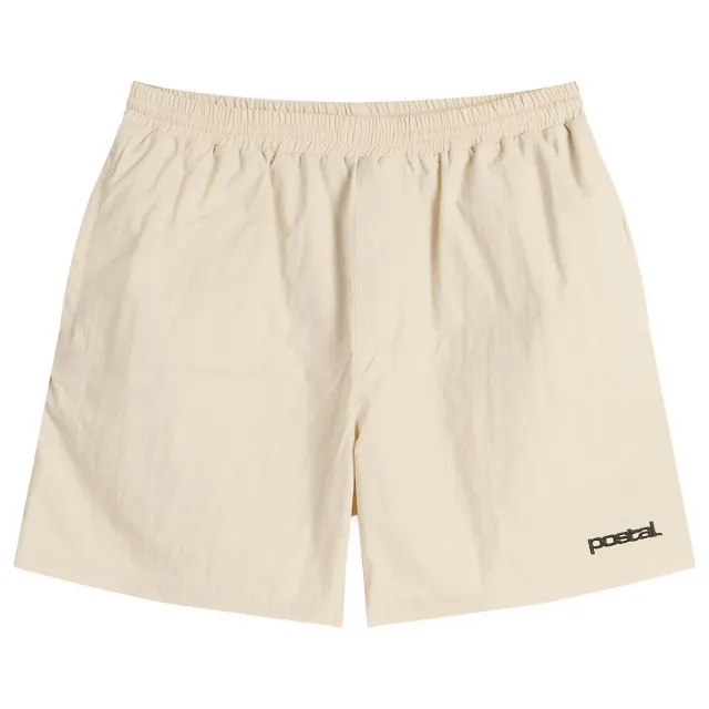 POSTAL Men's Nylon Resort Shorts Cream