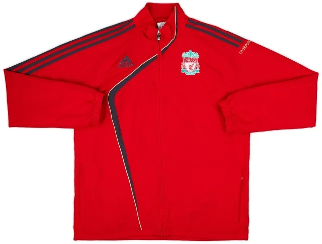 2009-10 Liverpool adidas Track Jacket - 8/10 - (M)