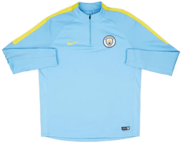 2016-17 Manchester City Nike 1/4 Zip Training Top - 6/10 - (XL)