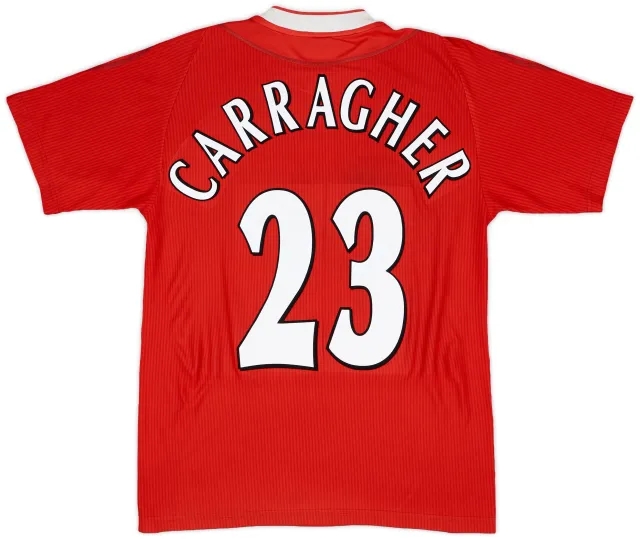 Reebok 2002-04 Liverpool Home Shirt Carragher #23 - 6/10 - (S)