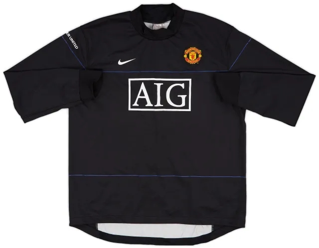 2008-09 Manchester United Nike Drill Top - 7/10 - (XL)