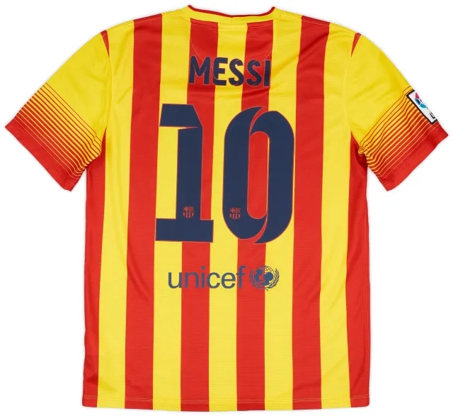 Nike 2013-15 Barcelona Away Shirt Messi #10 - 8/10 - (M)