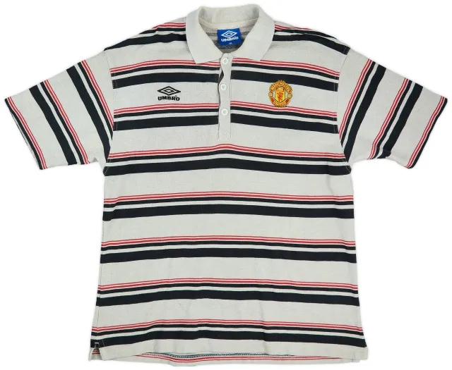 1995-96 Manchester United Umbro Polo Shirt - 5/10 - (XXL)