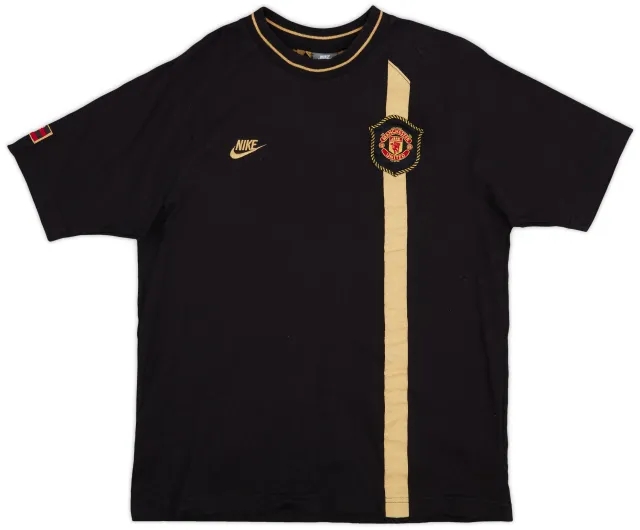 2007-08 Manchester United Nike Cotton Tee - 8/10 - (M)
