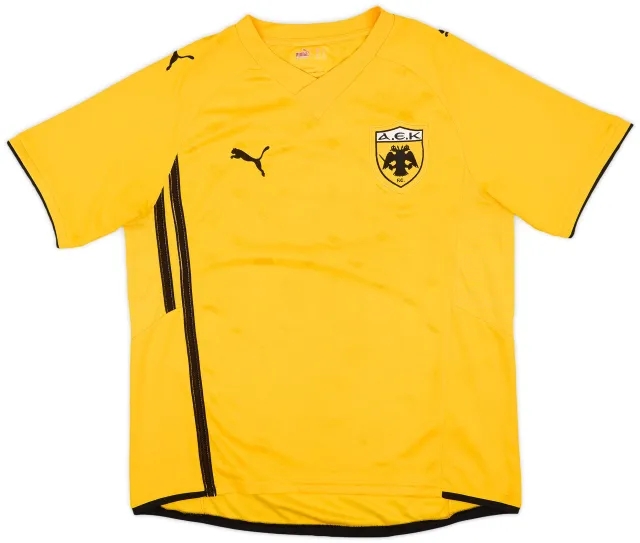 Puma 2009-10 AEK Athens Home Shirt - 7/10 - (L)