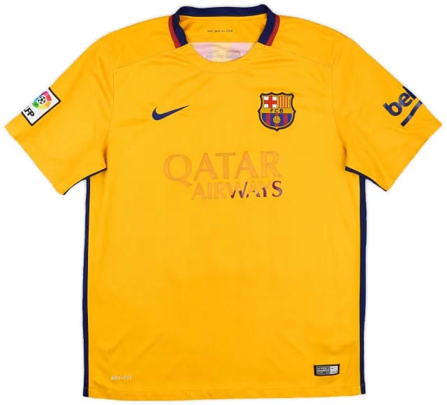 Nike 2015-16 Barcelona Away Shirt - 4/10 - (L)