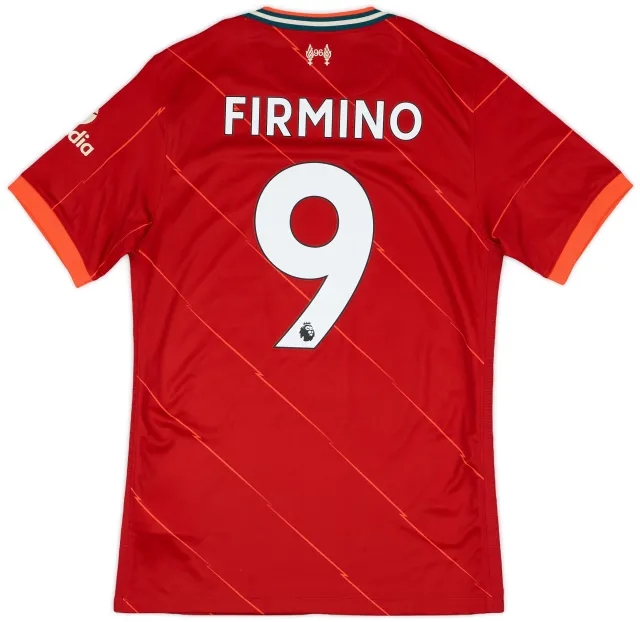 Nike 2021-22 Liverpool Home Shirt Firmino #9 - 9/10 - (S)
