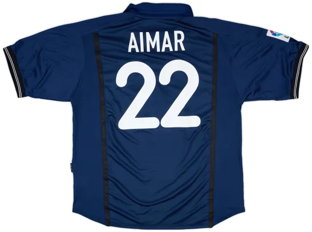 Nike 2000-01 Valencia Away Shirt Aimar #22 - 8/10 - (XL)