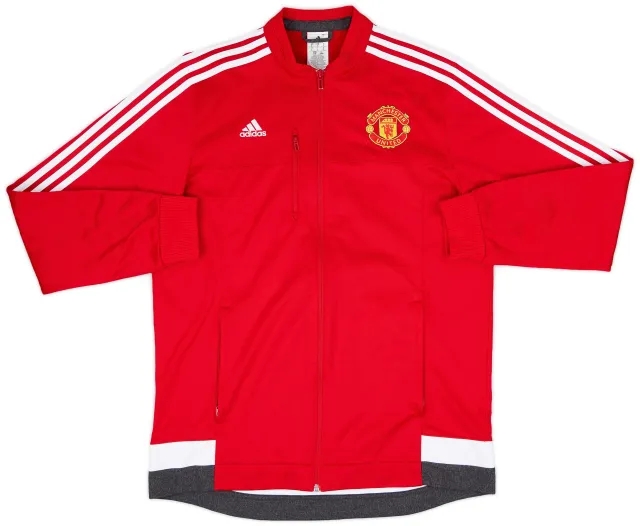 2015-16 Manchester United adidas Track Jacket - 7/10 - (L)