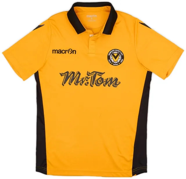 Macron 2016-17 Newport County Home Shirt - 5/10 - (S)
