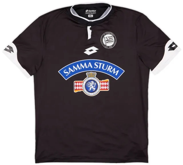 Lotto 2017-18 Sturm Graz Away Shirt - 9/10 - (XL.Boys)