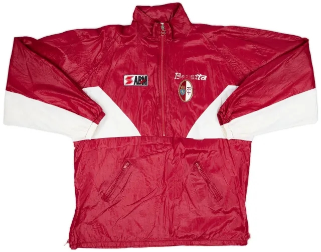 Jacket/Coat 1991-92 Torino ABM 1/2 Zip Hooded Rain Jacket - 6/10 - (XL)