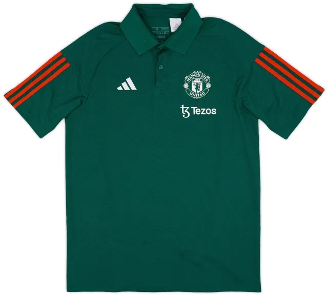 2023-24 Manchester United adidas Polo Shirt - 7/10 - (M)
