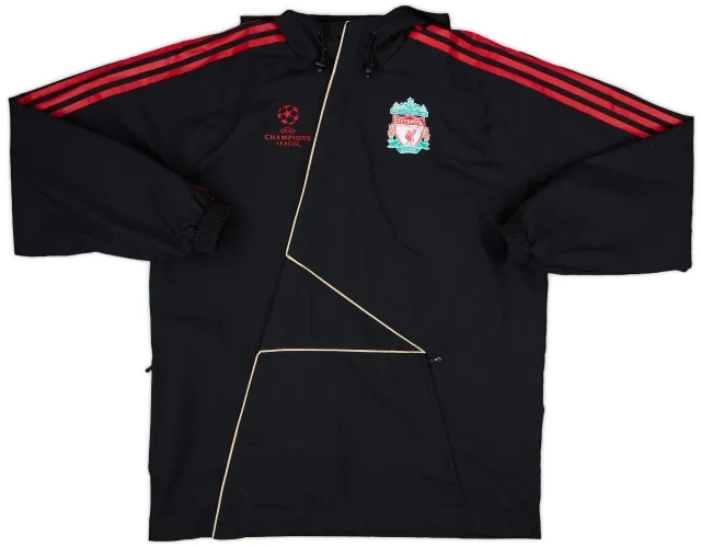 2009-10 Liverpool adidas Hooded Rain Jacket - 9/10 - (M)