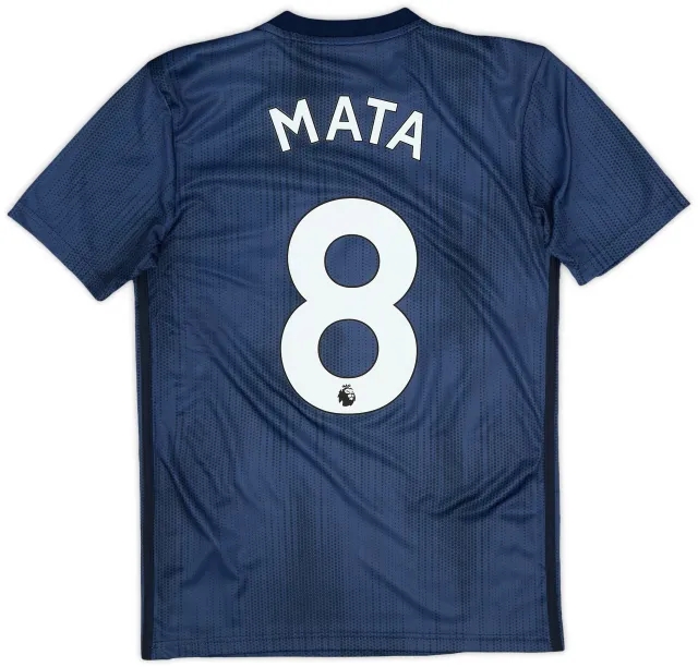adidas 2018-19 Manchester United Third Shirt Mata #8 - 9/10 - (XS)